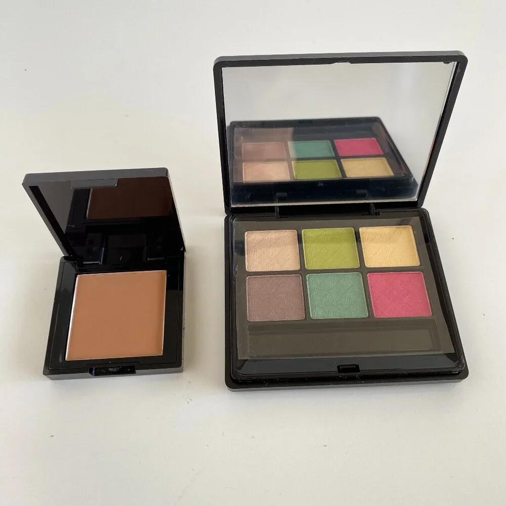 Lot of Defiance Beauty Bronzer Powder & Small But Nice 6 Color Eyeshadow Palette